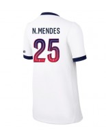 Paris Saint-Germain Nuno Mendes #25 Vieraspaita Naisten 2026-27 Lyhythihainen